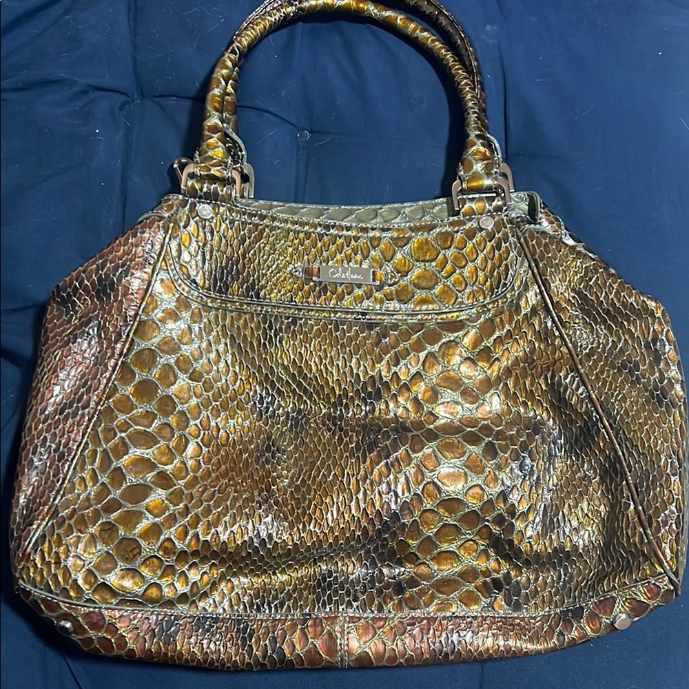 Cole Haan bronze Snake Print Women's Bag